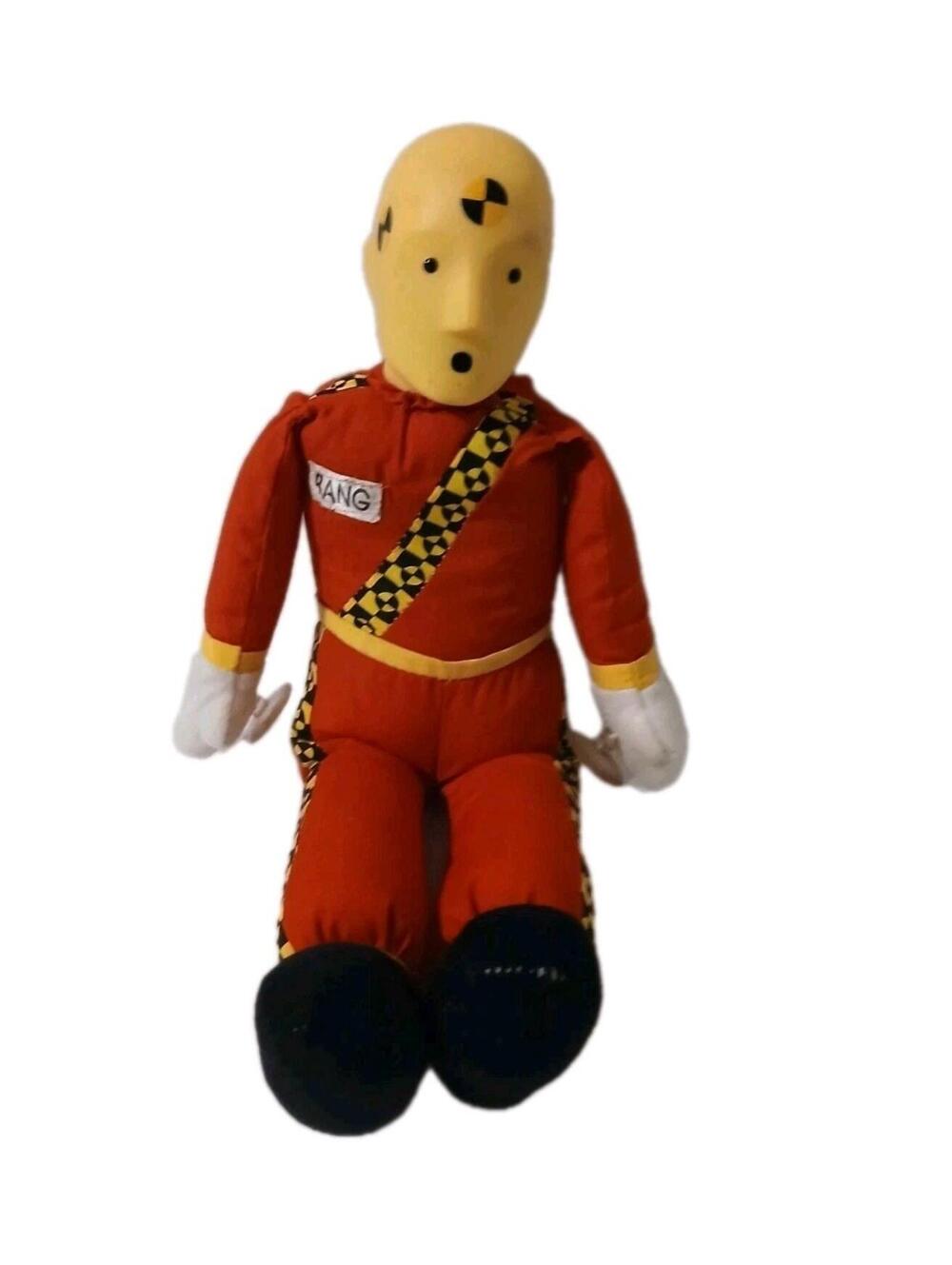 1992 Plush Crash Test Dummy By Play-by-play Bang The Incredible Crash Dummies